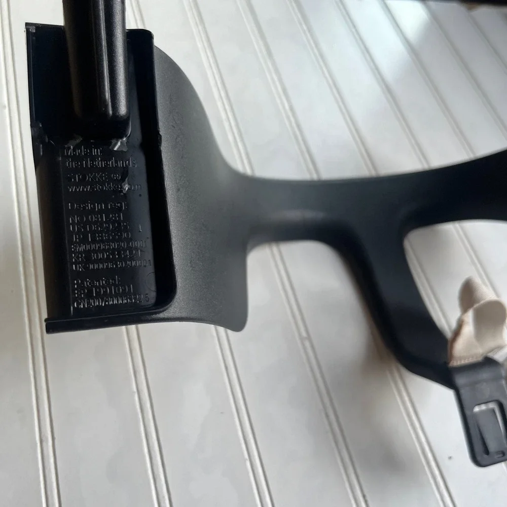 Stokke Tripp Trapp Baby Set V2 Black High Chair and Rail ONLY 1052259